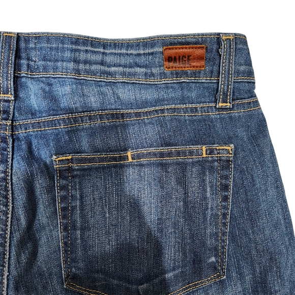PAIGE Blue Skyline Ankle Peg Mid-Rise Jeans Lightweight Size 29 - Picture 4 of 9